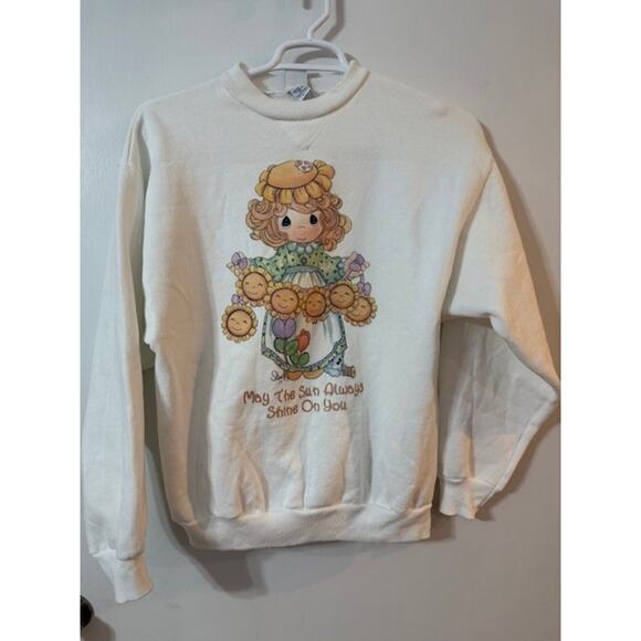 Vintage Precious Moments Women's Pull-over Sweatshirt -Made in USA - Size L - Picture 1 of 14